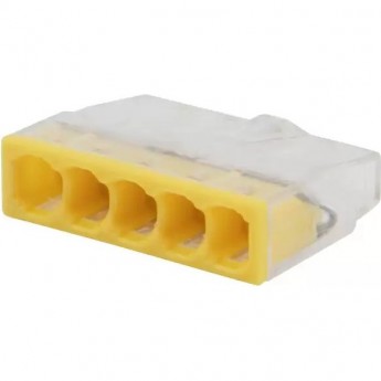 Экспресс-клемма REXANT СМК 2273-205, 5-проводная 0.5-2.5 мм², прозрачная, блистер (5 шт./уп.) Экспресс-клемма REXANT СМК 2273-205, 5-проводная 0.5-2.5 мм², прозрачная, блистер (5 шт./уп.)