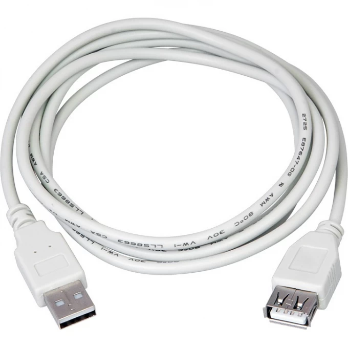 Кабель REXANT USB A - USB A 3 м серый 18-1116 Кабель REXANT USB A - USB A 3 м серый 18-1116