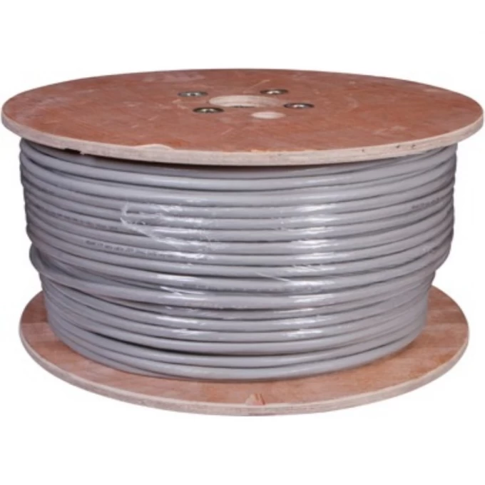 Кабель витая пара REXANT SOLID INDOOR F/UTP, CAT 5е, ZH нг(А)-HF (LSZH) 25PR 24AWG серый 305м 01-1206-R Кабель витая пара REXANT SOLID INDOOR F/UTP, CAT 5е, ZH нг(А)-HF (LSZH) 25PR 24AWG серый 305м 01-1206-R