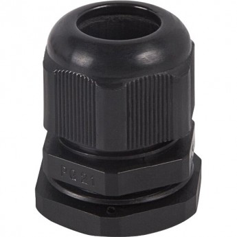 Кабельный ввод REXANT PG-21 (13-18 мм) черный Кабельный ввод REXANT PG-21 (13-18 мм) черный
