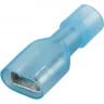 Клемма плоская REXANT изолированная в нейлоне РПи-м(н) 2.5-(6.3)/РпИм-н 2-7-0,8 гнездо 6.6 мм, 1.5-2.5 мм², синий 08-0633