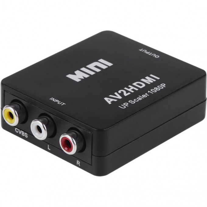 Конвертер REXANT 3 RCA на HDMI, пластик 17-6939 Конвертер REXANT 3 RCA на HDMI, пластик 17-6939