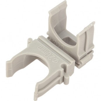 Крепеж-клипса REXANT для трубы ø 20 мм серая (10 шт./уп.)