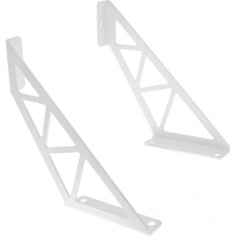 Кронштейн REXANT в стиле лофт для крепления полок, настенный, белый