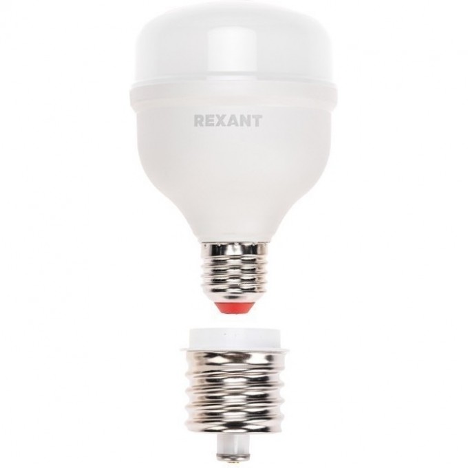 Лампа светодиодная REXANT COMPACT 30Вт E27 с переходником на E40 604-153 Лампа светодиодная REXANT COMPACT 30Вт E27 с переходником на E40 604-153
