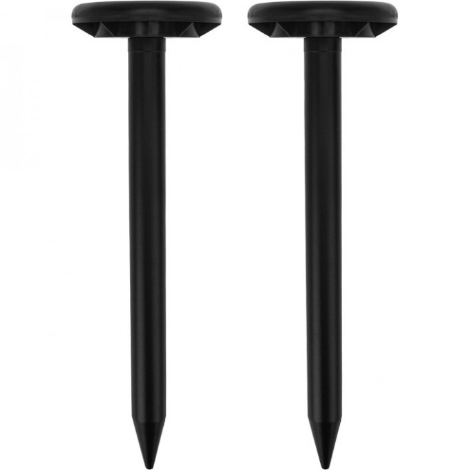 Набор ультразвуковых отпугивателей кротов REXANT на солнечной батарее (R30*2 black) 71-0067