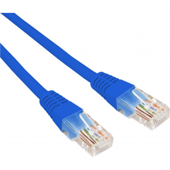 Патч-корд REXANT U/UTP 5e, RJ45-RJ45, неэкранированный, 26AWG, LSZH, синий, 1.5 м