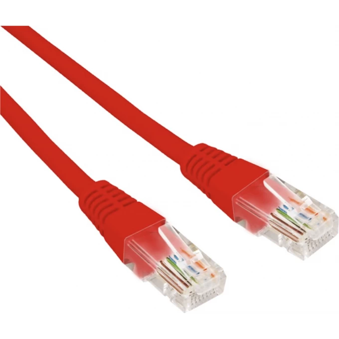 Патч-корд REXANT U/UTP 6, RJ45-RJ45, неэкранированный, 26AWG, LSZH, красный, 1 м 02-0293-1 Патч-корд REXANT U/UTP 6, RJ45-RJ45, неэкранированный, 26AWG, LSZH, красный, 1 м 02-0293-1