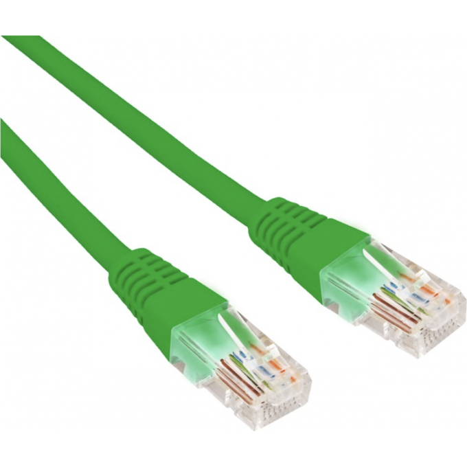 Патч-корд REXANT U/UTP 6, RJ45-RJ45, неэкранированный, 26AWG, LSZH, зеленый, 3 м 02-0296-3
