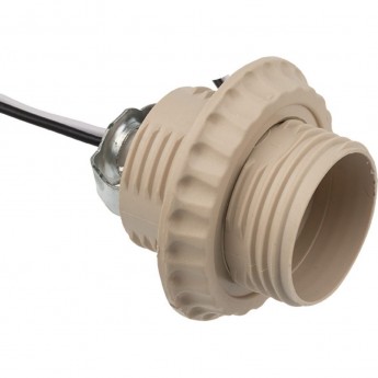 Патрон E27 REXANT с проводом 20 см белый 11-8875