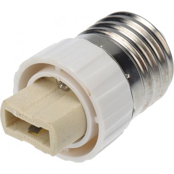 Переходник цокольный REXANT E27-G9 белый