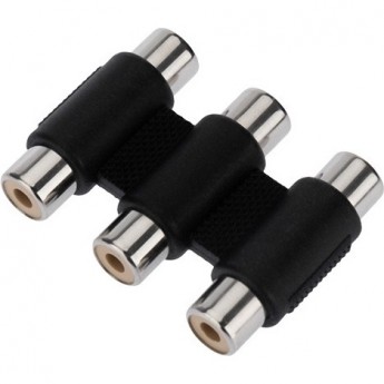 Переходник REXANT 3 гнезда RCA - 3 гнезда RCA Переходник REXANT 3 гнезда RCA - 3 гнезда RCA