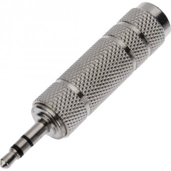 Переходник REXANT 3,5мм стерео штекер - 6,3мм стерео гнездо, металл Переходник REXANT 3,5мм стерео штекер - 6,3мм стерео гнездо, металл