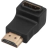 Переходник REXANT штекер HDMI - гнездо HDMI угловой 17-6805