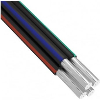 Провод REXANT СИП-4 4x16.0 мм² 25 м Провод REXANT СИП-4 4x16.0 мм² 25 м