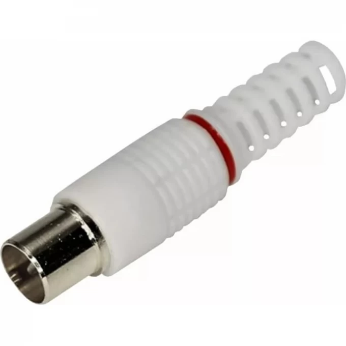 Разъем REXANT, штекер TV без пайки, Белый, GOLD 05-2041 Разъем REXANT, штекер TV без пайки, Белый, GOLD 05-2041