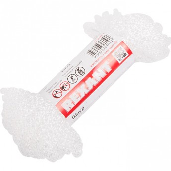 Шнур REXANT 5 мм 20 м белый Шнур REXANT 5 мм 20 м белый