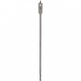 Сверло перовое по дереву REXANT 16х300 мм (шестигранный хвостовик) Сверло перовое по дереву REXANT 16х300 мм (шестигранный хвостовик)