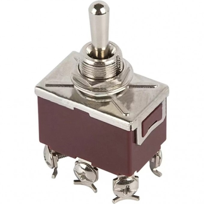 Тумблер REXANT KN-223, 250V 6А (6c) (ON)-OFF-(ON) двухполюсный (в упак. 1шт.) 06-0329-B Тумблер REXANT KN-223, 250V 6А (6c) (ON)-OFF-(ON) двухполюсный (в упак. 1шт.) 06-0329-B