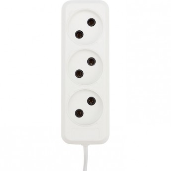 Удлинитель REXANT 3 гнезда 3 м 2х0.75 мм² б/з белый Удлинитель REXANT 3 гнезда 3 м 2х0.75 мм² б/з белый